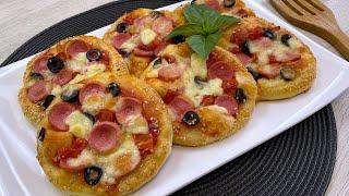 It won't even have time to cool down! Hearty Mini Pizza