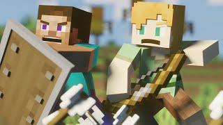 Alex & Steve Life  - Rescue The Villagers Ep 2 ( Minecraft Animation )