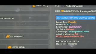 Get Activation Data Error | Diag mode error | Serial changed activation error | Full guide tutorial