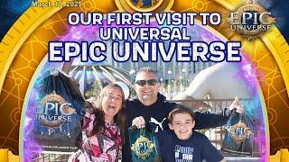 We Went To Epic Universe! Our Experience And Review! Food , Attractions And Worlds!