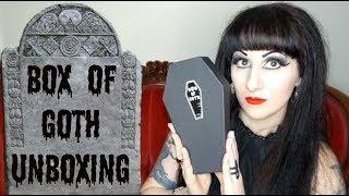 Box of Goth Unboxing: Subscription box
