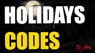 [HOLIDAYS CODES + SALE!] RO-GHOUL CODES [ALPHA] [ROBLOX]