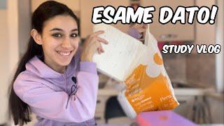 ESAME DATO + ORGANIZZAZIONE PROSSIMO ESAME - STUDY VLOG #5 / tina official channel