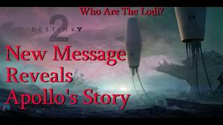 Apollo's Story REVEALED In NEW Secret Message // Destiny 2 // Final Shape