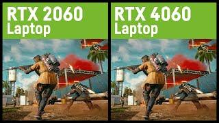 RTX 2060 vs RTX 4060 (105W) Laptop/Notebook