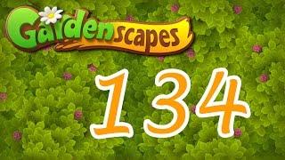 Gardenscapes level 134 Walkthrough