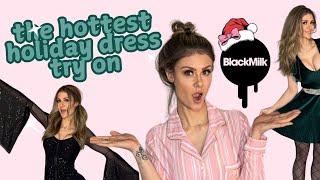 The *hottest* holiday dress try on haul! You'll jingle all the way!