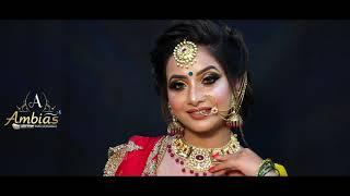 Makeup done by The Famous  International trainer by PARMDHINDSA Owner of  AmbiasSalonSunam9463511088
