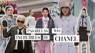 Las 10 pasarelas MÁS INCREÍBLES de CHANEL | KARL LAGERFELD siendo el EMPERADOR 