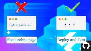 flutter web host | flutter web white and blank page | flutter web app host free | flutter tutorial