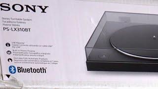 Sony Turntable PS-LX310BT, assembly, setup & review