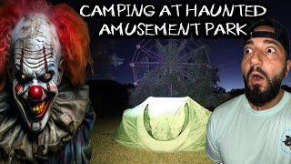 CAMPING OVERNIGHT AT HAUNTED LAKE SHAWNEE AMUSEMENT PARK  (PARANORMAL CAUGHT ON CAMERA)