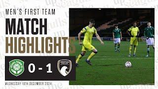 EXTENDED HIGHLIGHTS | Yeovil Town 0 - 1 WsM AFC | Somerset Premier Cup Second Round | 18.12.24