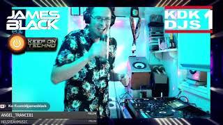 DJ James Black LIVE - Guest Mix for KDK DJs - Techno Mix