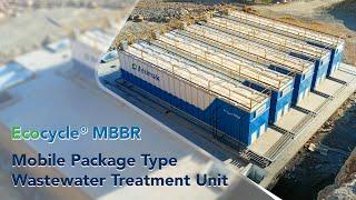 Ecocycle MBBR  Mobile Package Type Wastewater Treatment Unit