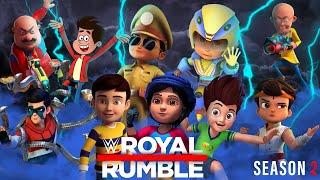 Rudra vs Shiva vs Kicko vs Vir vs Motu vs Patlu vs Bheem vs Gopal vs Ekans vs Singham | Royal rumble