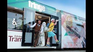A Silent Disco Adventure on an Edinburgh Tram for World Fringe Day