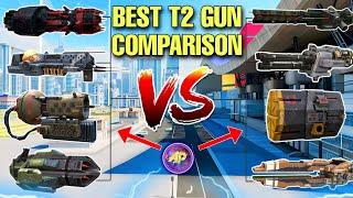  ALL T2 WEAPONS DAMAGE COMPARISON || WAR ROBOTS WR ||