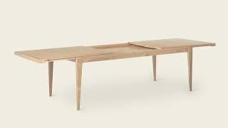 Gubi S-Table Extendable by Marcel Gascoin | Olson and Baker