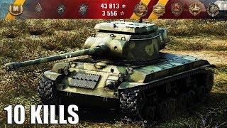 Т25/2 WOT КАК ИГРАТЬ (АККУРАТНО) 10 фрагов  World of Tanks лучший бой T25/2