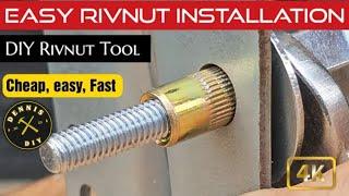 Easy Rivnut Installation - How to mount a Rivet Nut Without a gun