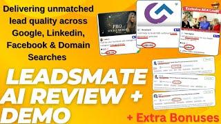 LeadsMate AI Review: Start your own Lead Generation Service + LeadsMate AI Demo + Bonus + All OTOs