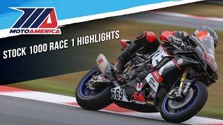 What A SAVE!  MotoAmerica Stock 1000 Race 1 at New Jersey 2024 - HIGHLIGHTS  |  MotoAmerica