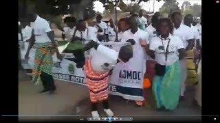 Ambiance de feu à Dakar par les étudiants culture manjak