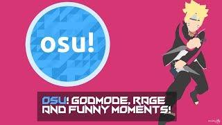 Osu! GodMode, Rage and Funny Moments! #4