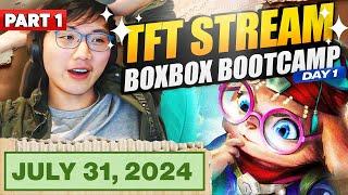 Part 1: BoxBox Bootcamp Day 1 | Full Set 12 TFT Stream | Patch 14.15