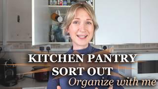 KITCHEN DECLUTTER & PANTRY SORT OUT | CUPBOARD ORGANIZATION | ALINA GHOST