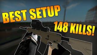 (148 KILLS) THE BEST HK416 SETUP IN THE GAME... (Phantom Forces)