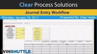 Winshuttle Studio: Journal Entry Workflow