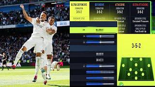 FINAL META 352 CUSTOM TACTICS | WIN MORE GAMES- FC 24 ULTIMATE TEAM