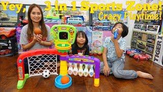 Educational Toys for Toddlers: Little Tikes 3 in 1 Sports Zone. Learn Numbers, Colors and Shapes