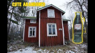 Abandoned house, found vintage Coca Cola!