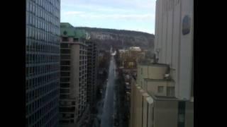 Montreal: Mount Royal and Peel St. wake up