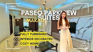 STYLISH AND FURNISHED 1BR CONDO TOUR IN SALCEDO VILLAGE MAKATI | INTERIOR DECORATED & MOVE-IN READY