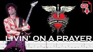 Bon Jovi - Livin’ on a Prayer (Bass Tabs | Notation) @ChamisBass  #bonjovi #chamisbass #bonjovibass