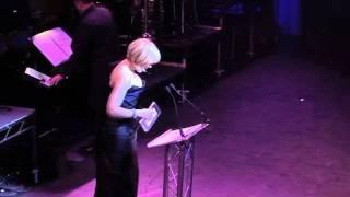 Hannah Waddingham - Best Supporting Actress in a Musical - 2012 Whatsonstage.com Awards Acceptance