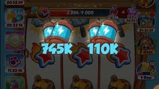 complete 745k + 110k spin reward | coin master new event American Bites | coin master Trick