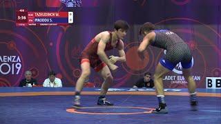 1/2 FS - 55 kg: M. TAZHUDINOV (RUS) v. S. PIRODDU (ITA)