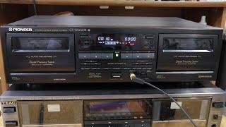 Кассетная дека Pioneer CT-W606DR: цифровой шумодав и FLEX в действии