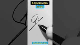 How to get B signature | B signature style #shorts