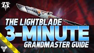 THE LIGHTBLADE FARM // 3-Minute Grandmaster + Rake Angle Guide #destiny2 #nightfall #walkthrough