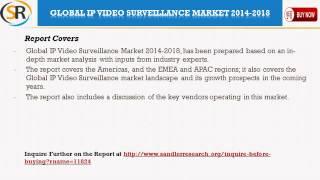 Global IP Video Surveillance Market 2014 2018