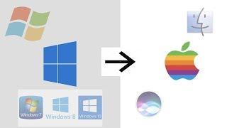 Переход с WINDOWS на MacOS.