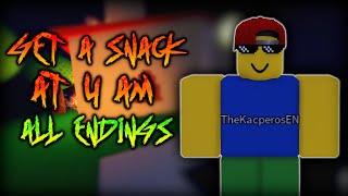 get a snack at 4 am - [NEW | All Endings] - Roblox