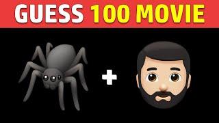 Can You Guess 100 MOVIES by Emoji Challenge | Mario, Barbie, Elemental, Freddy Fazbear