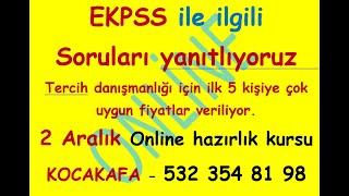 EKPSS siz sorularınızı sorun ,bizler en doğru cevapları verelim. Ekpss Tercih danışmanlığında ilk 5